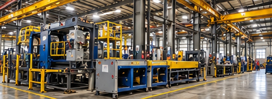 Representative industrial scene: manufacturing facilities